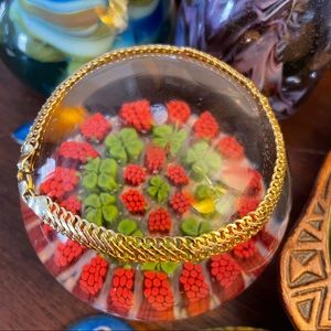 14k Yellow Gold Snake Link Bracelet